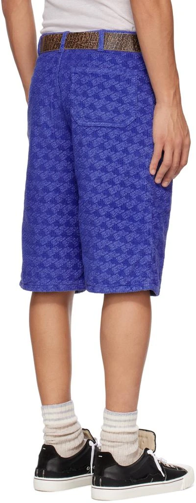 ERL Blue Printed Shorts 3