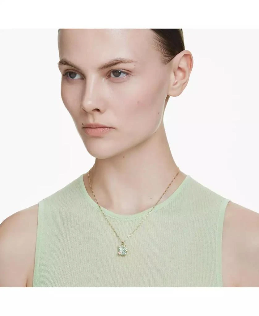 Swarovski Gema Gold-Tone Plated, Mixed Cuts, Multicolored Pendant Necklace 6
