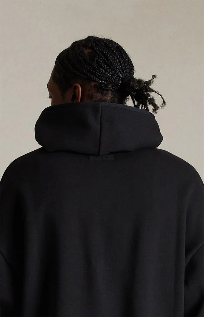 Essentials Jet Black Hoodie 5