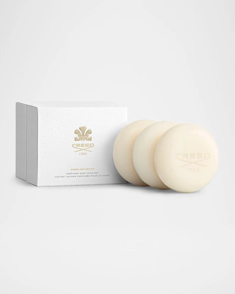 Creed Fresh & Woody 3-Piece Perfumed Soap Gift Set
