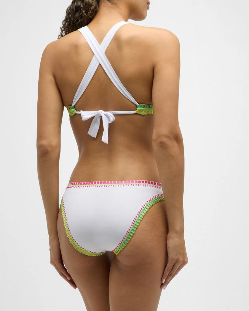 Platinum Inspired by Solange Ferrarini Crochet-Trim Scoop Bikini Bottoms 3
