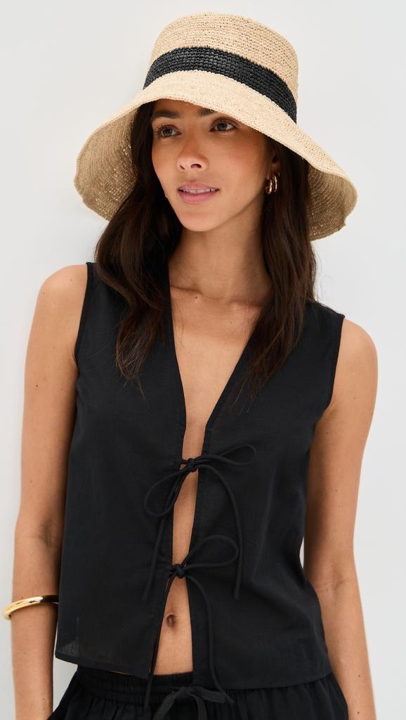 Jenni Kayne Crochet Raffia Sun Hat