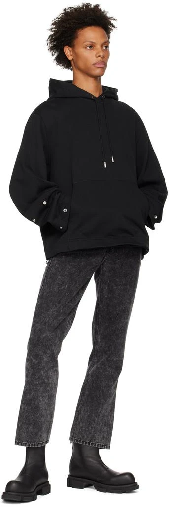 Solid Homme Black Acid Wash Jeans 4