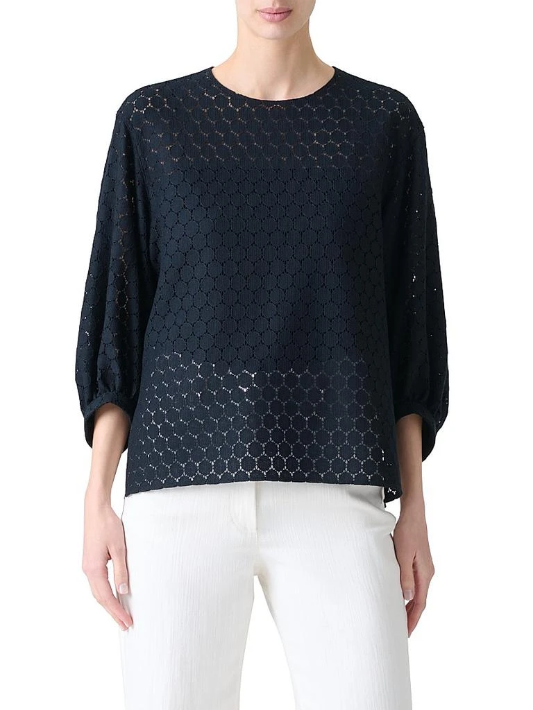 Akris Dot Lace Blouse 3