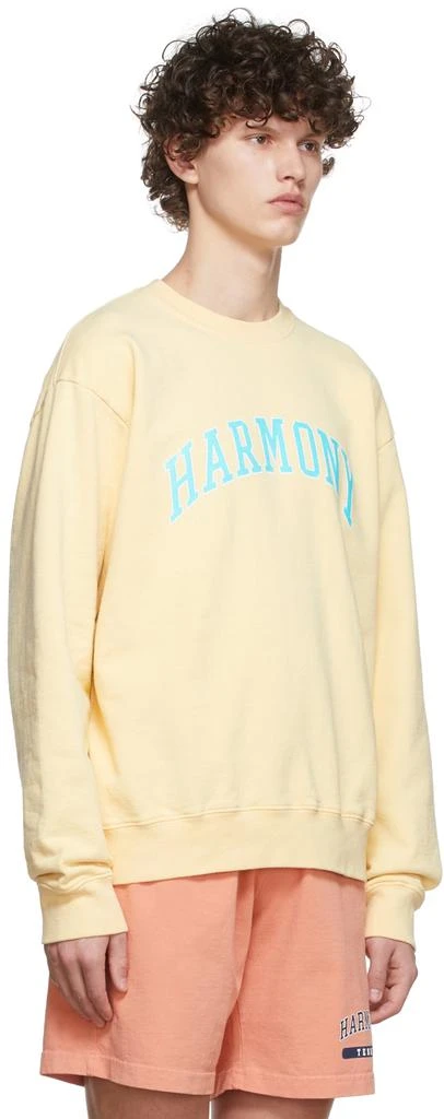 Harmony Yellow Cotton Sweatshirt 2