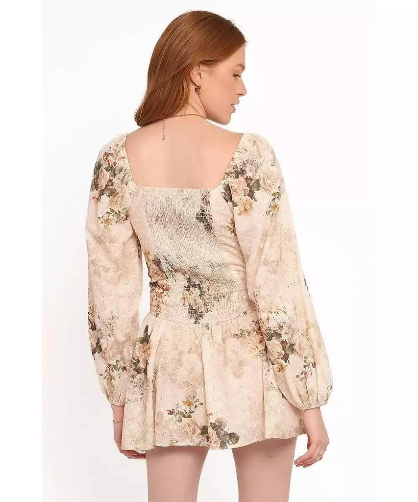 Petal and Pup Women's Greta Long Sleeve Romper 3