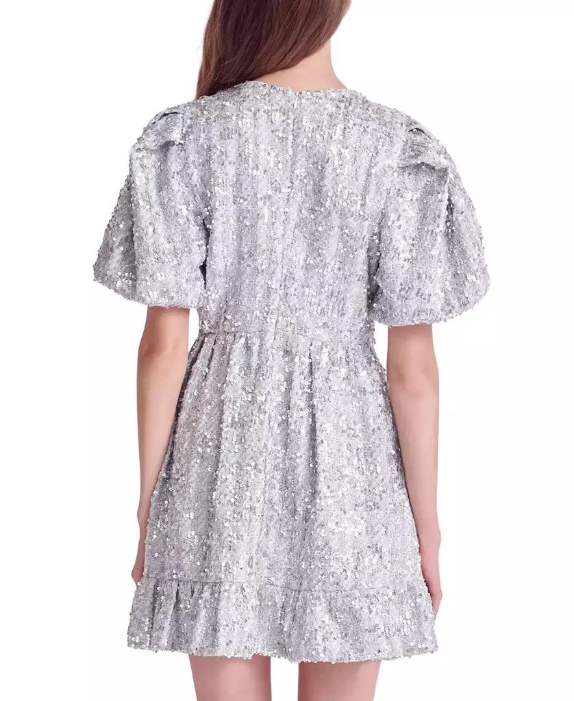 English Factory Women's Sequined Tweed Mini Dress 2