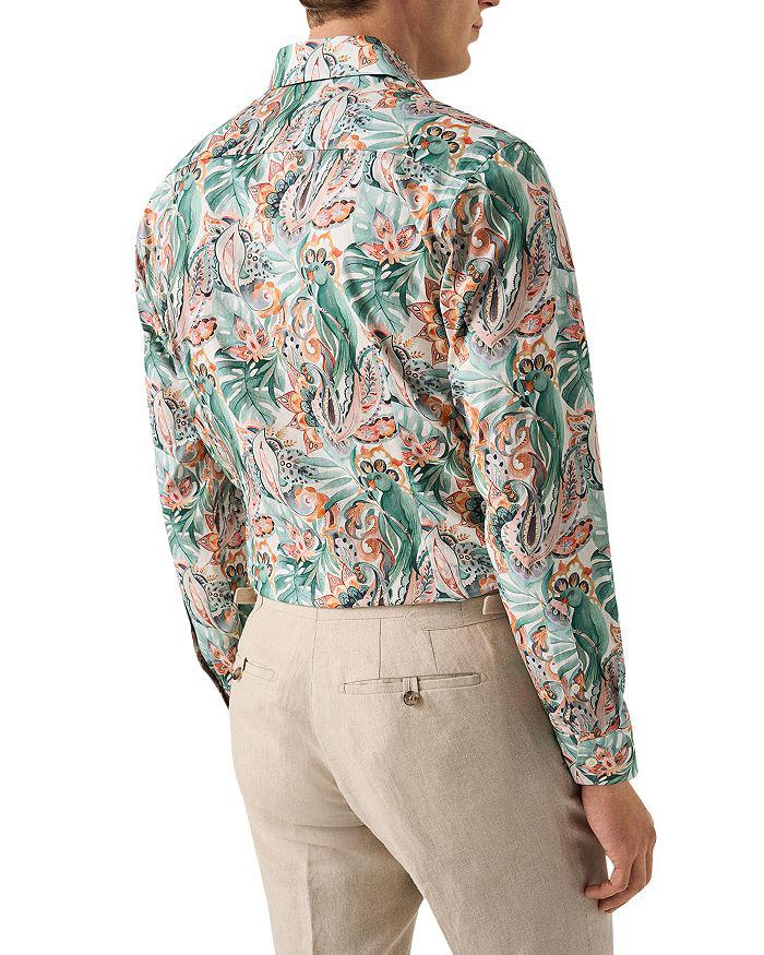 Eton Slim Fit Printed Button Front Shirt