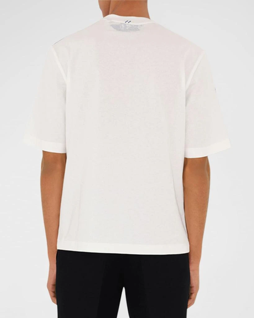 Burberry Men's EKD Stamp-Print Jersey T-Shirt 4