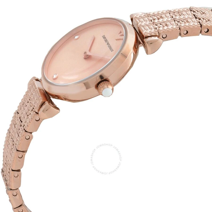 Armani Armani Gianna T-bar Quartz Rose Gold Dial Ladies Watch AR11342 2