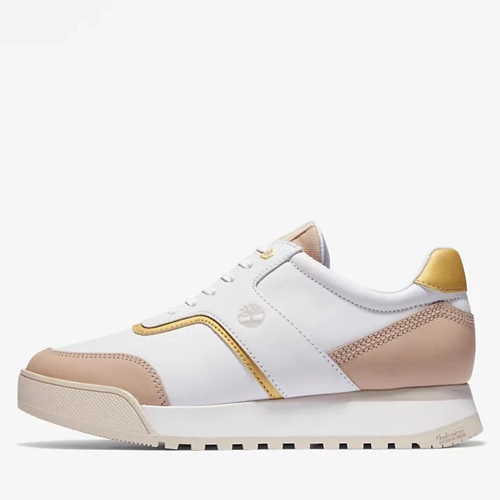 Timberland Miami Coast Leather Trainer for Women in White 7