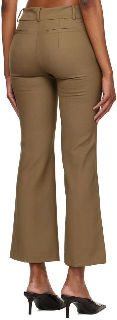 Elleme Khaki Tailored Trousers 3