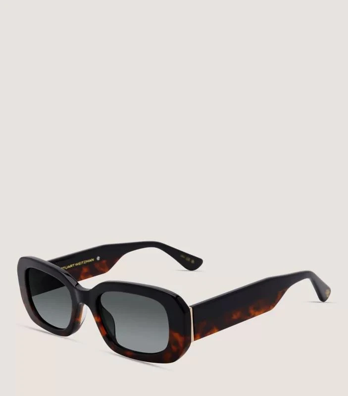 Stuart Weitzman TWO-TONE RECTANGULAR SUNGLASSES 4