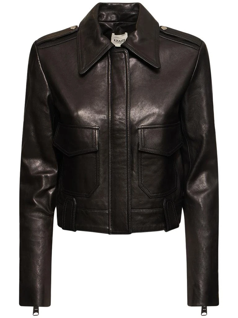 Khaite Cordelia Leather Jacket 1