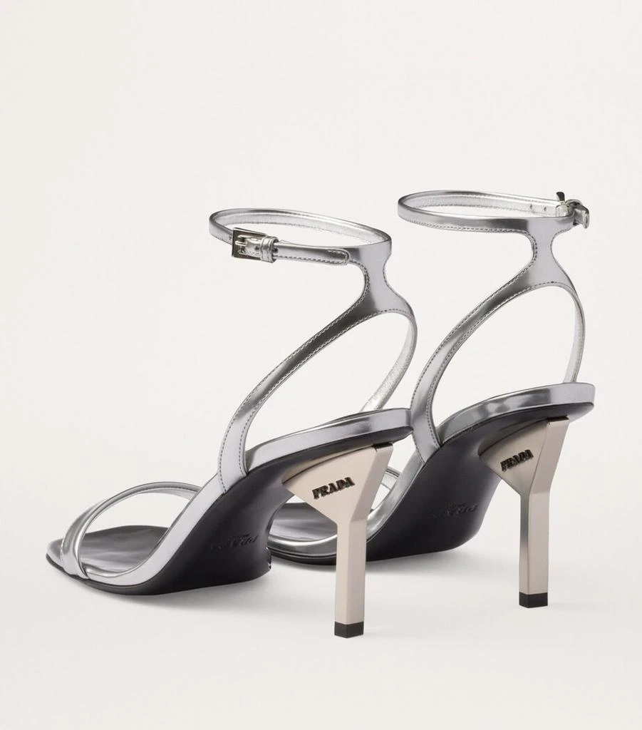 Prada Leather Heeled Sandals 85 4