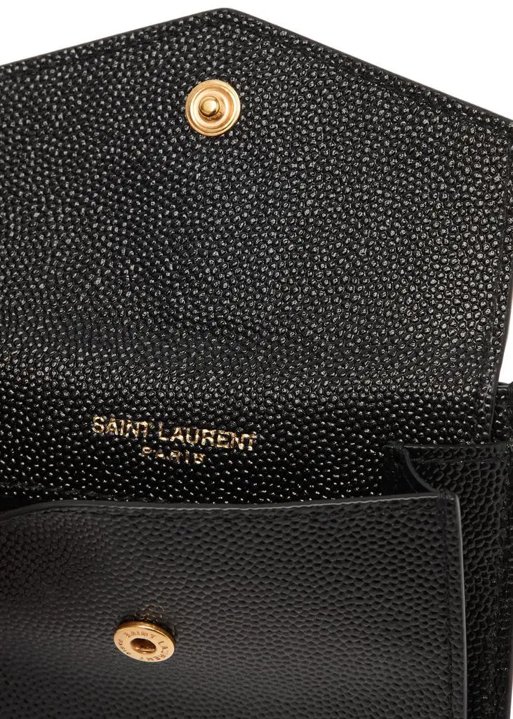 Yves Saint Laurent Uptown pebbled leather card holder 4