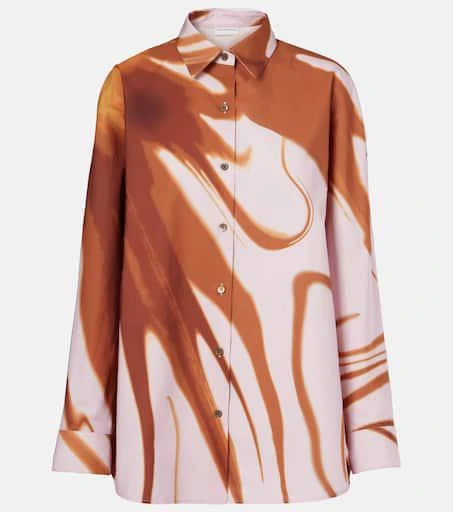 Dries Van Noten Printed cotton shirt 1