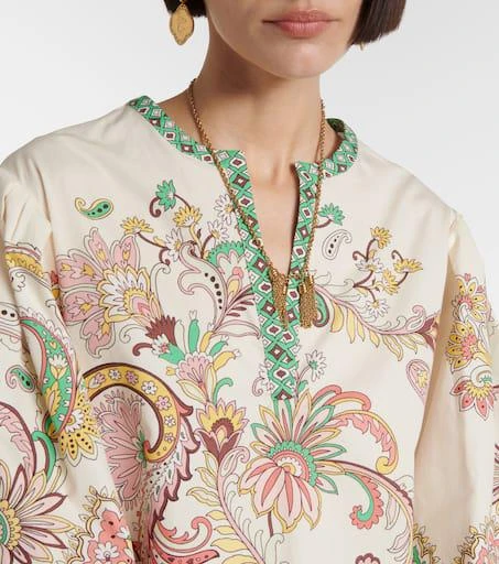 ETRO Printed cotton top 4