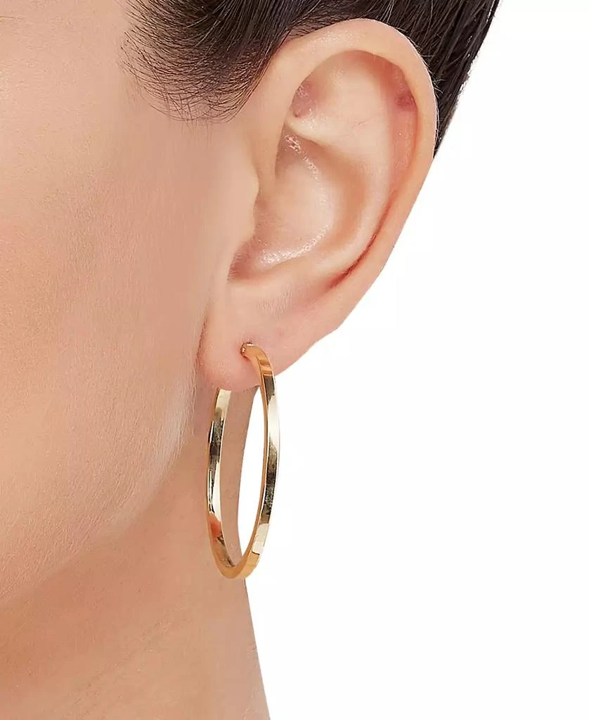 Macy's Square Edge Hoop Earrings (40mm) in 14k Gold 2
