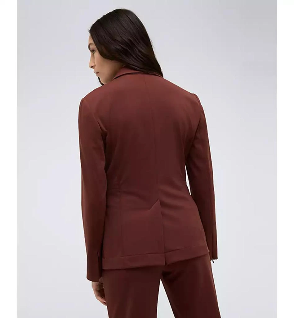 Kenneth Cole Women's Athletic Stretch One Button Notch Collar Blazer 2
