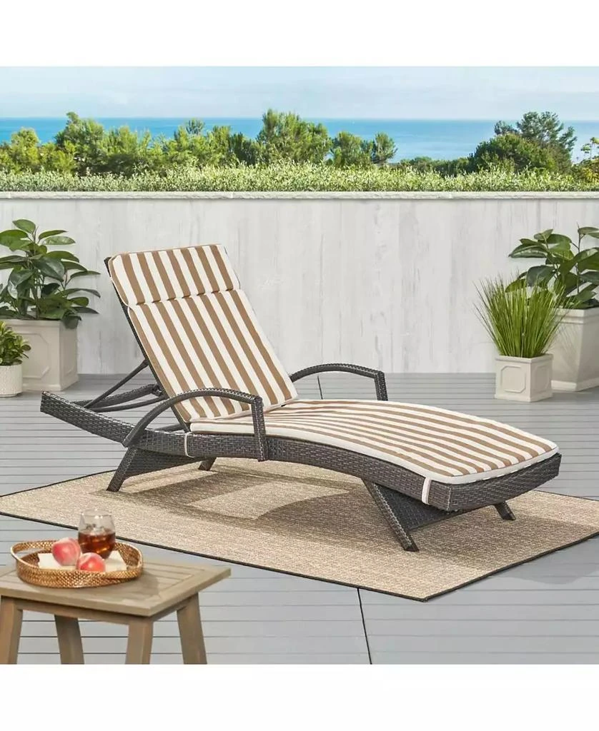 Streamdale Furniture Chaise Lounge Cushion Set with Ties