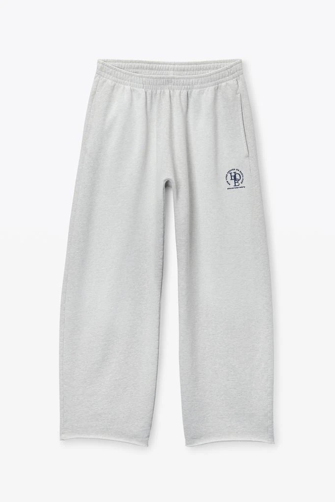 Alexander Wang Unisex Logo Oversized Cotton Terry Sweatpants 2