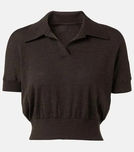 Khaite Morgane wool-blend polo shirt 1