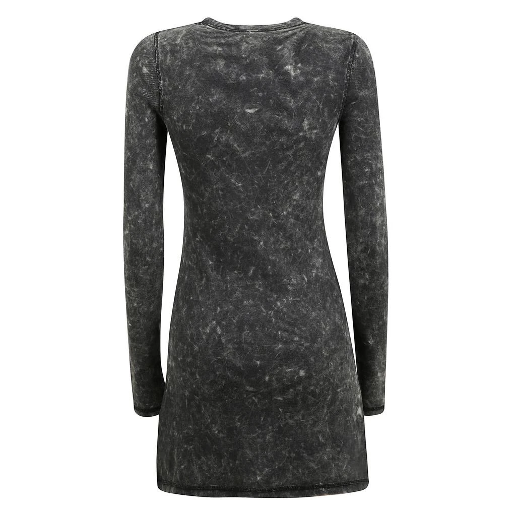 knee length dresses for ladies Diesel Black D-Critic Midi Dress