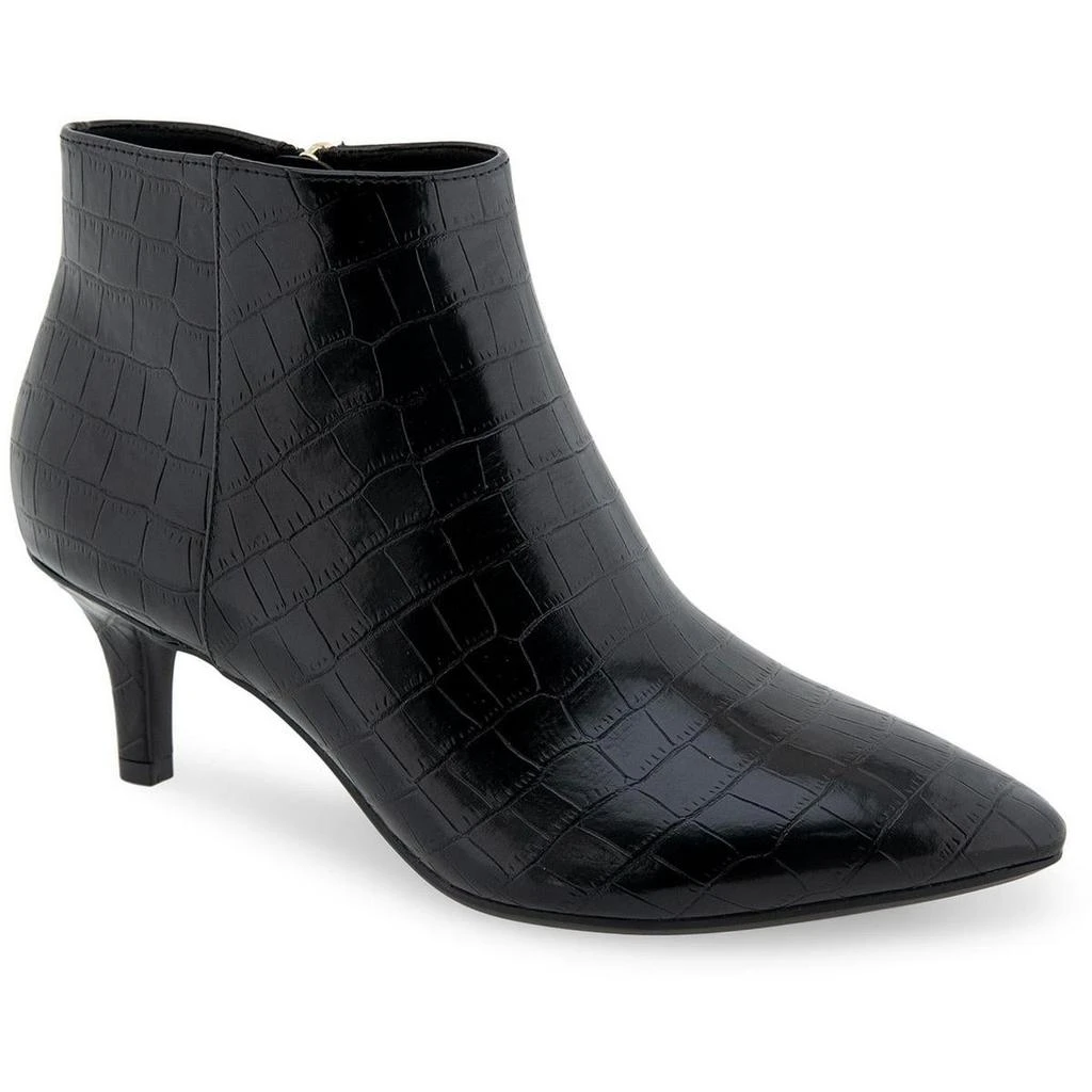 Aerosoles Edith Womens Faux Leather Ankle Booties 6