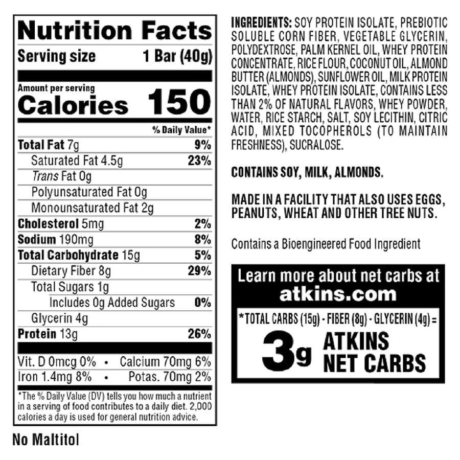 Atkins Snack Bar Lemon 4