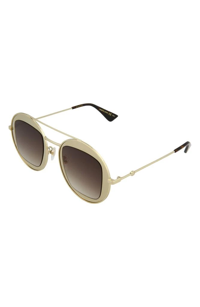 Gucci 47mm Round Sunglasses 2