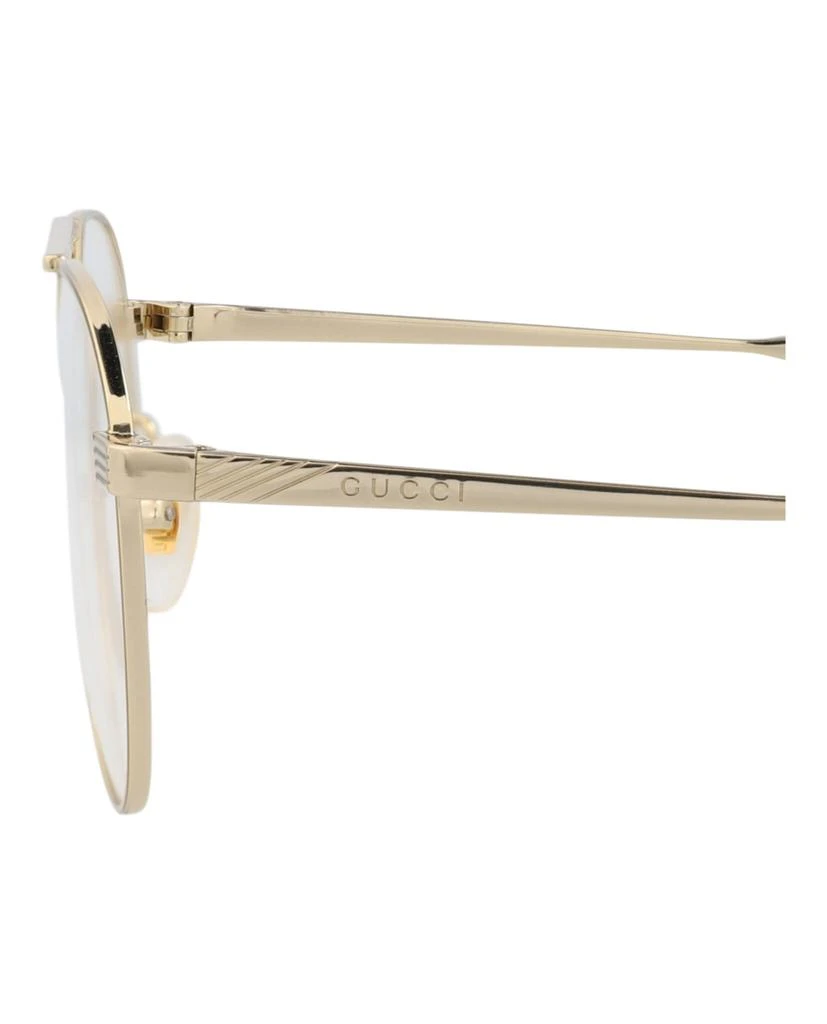 Gucci Round-Frame Metal Optical Frames 4