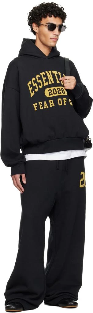 Essentials Black Holiday Lounge Sweatpants 4