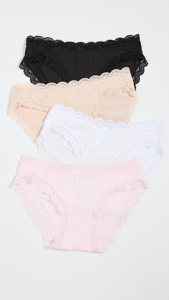 Stripe  Stare Essentials Mix Knicker Box Sand Knicker Knicker Four Pack