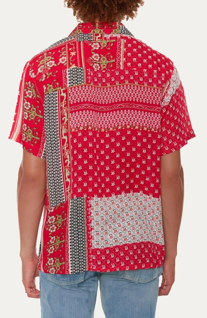 Raga Floral Short Sleeve Button-Up Shirt 2