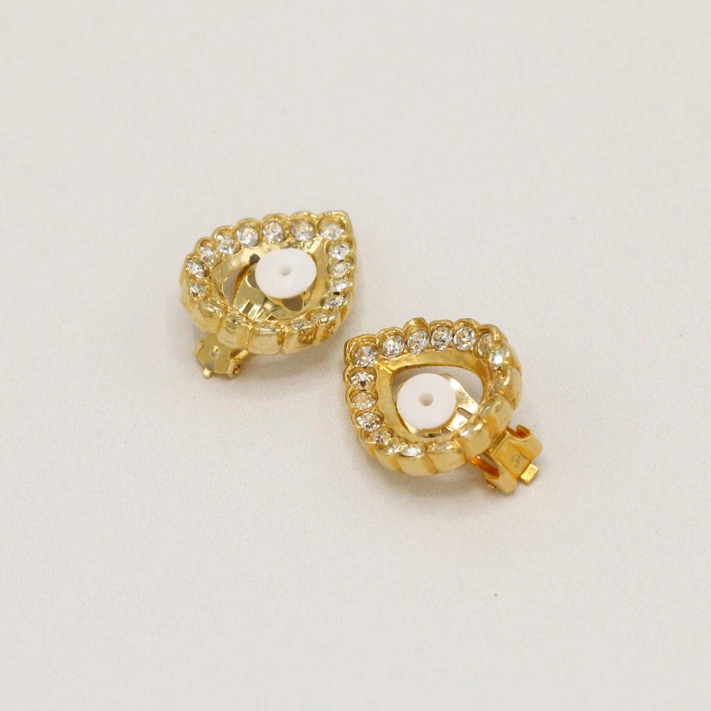 Orelia Vintage Vintage Open Drop Crystal Clip On Earring 1