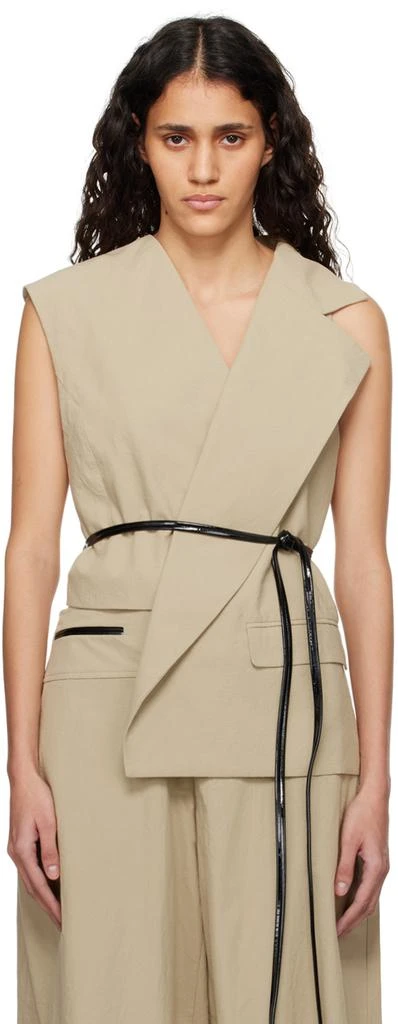 Christopher Esber Beige Mason Vest 1