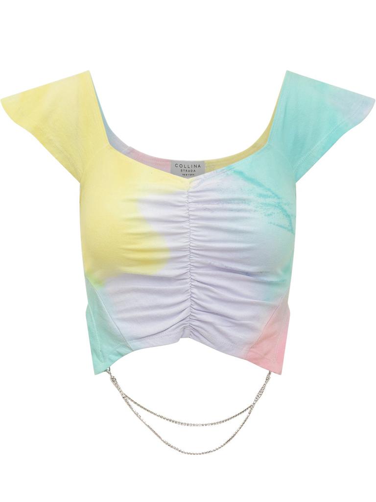 Collina Strada Collina Strada Ruched Chain Top