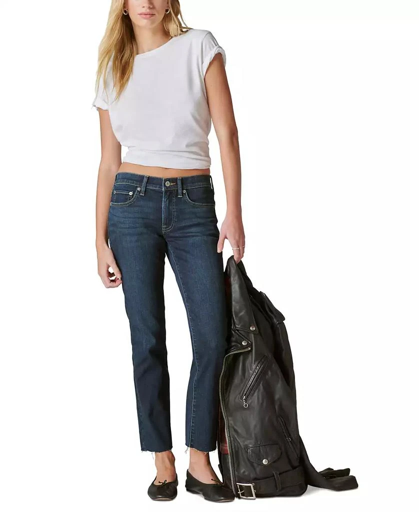 Lucky Brand Women's Sweet Crop Straight-Leg Jeans 4