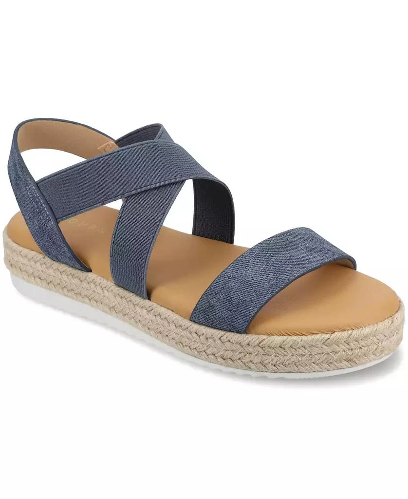 Journee Collection Women's Caroline Strappy Espadrille Sandals 1