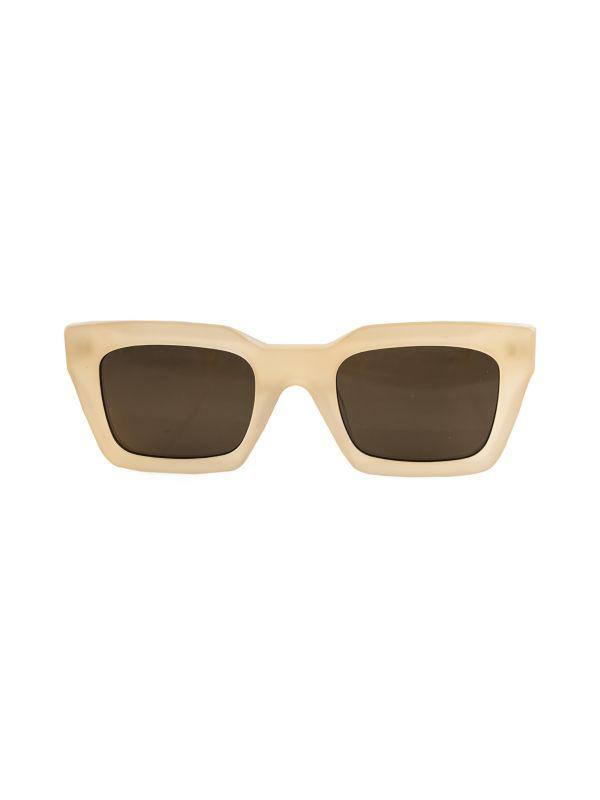 AQS Harper 55MM Cat Eye Square Sunglasses