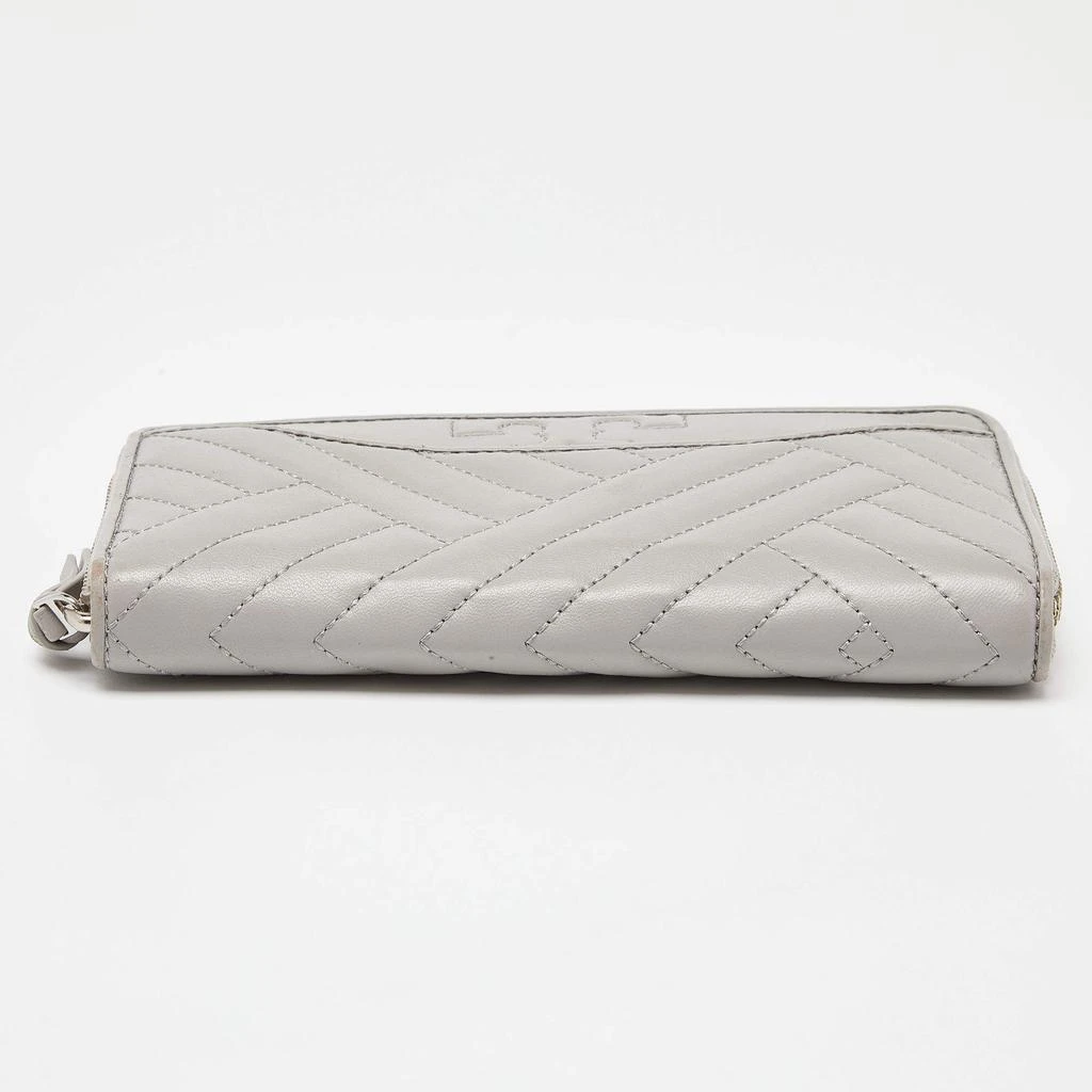 Tory Burch Tory Burch Grey Leather Alexa Continental Wallet 6