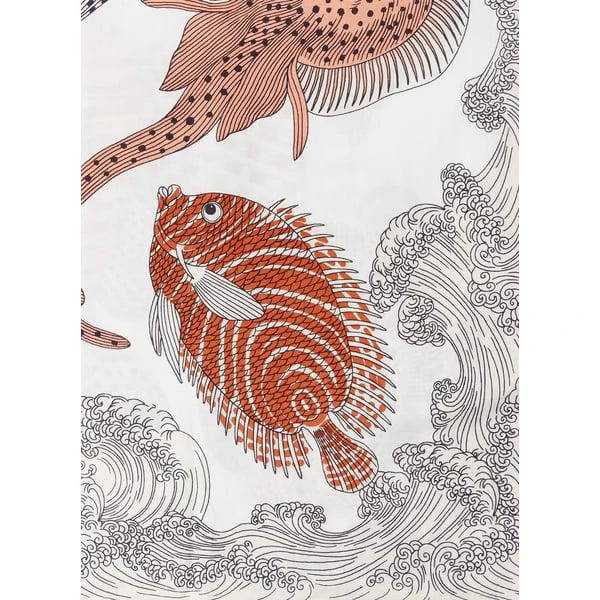 Inoui Editions Printed cotton stole 1