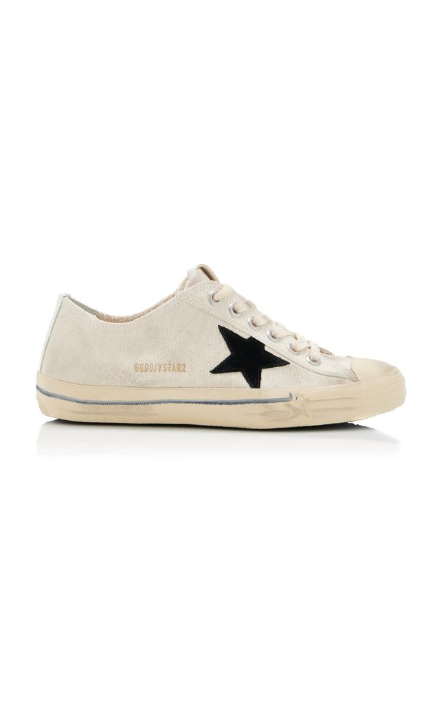 Golden Goose Golden Goose - V-Star 2 Canvas Sneakers - Neutral - IT 37 - Moda Operandi