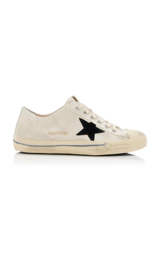Golden Goose Golden Goose - V-Star 2 Canvas Sneakers - Neutral - IT 37 - Moda Operandi 1