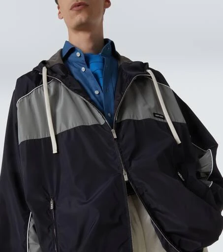Miu Miu Logo oversized track jacket 5