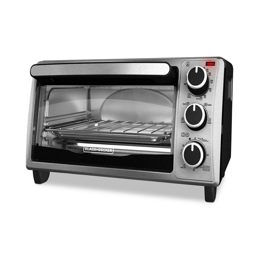 Black & Decker Stainless Steel 4 Slice Toaster & Broiler Oven 1