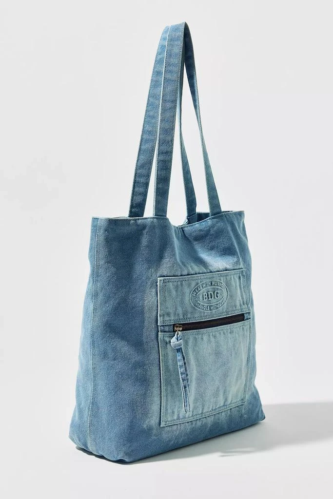 BDG BDG Logo Washed Denim Tote Bag 3