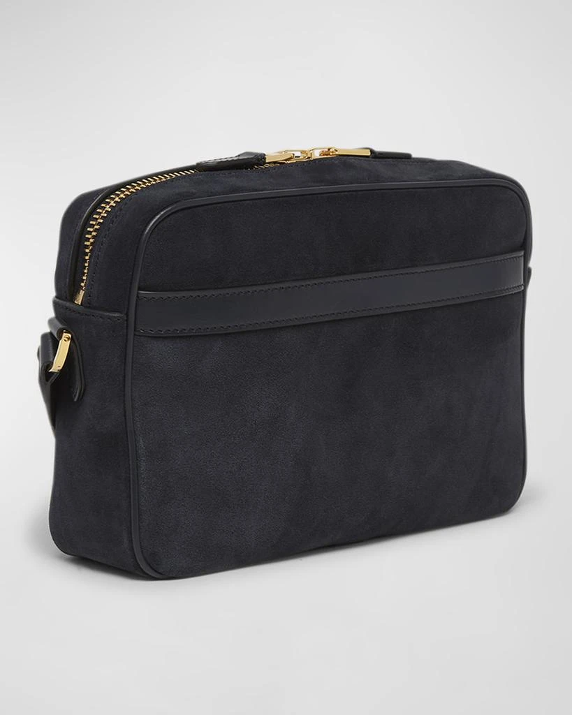 Tom Ford Men's Small Suede Crossbody Bag 6