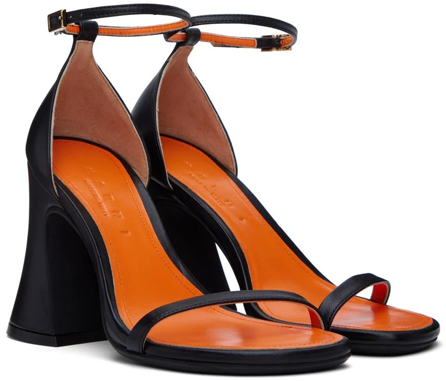 Marni Black Block Heeled Sandals 4